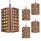 Mid-Century Pendant Lamp in Copper with 84 Glass Spheres from Raak Amsterdam, 1960s 1