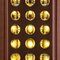 Lámpara colgante Mid-Century de cobre con 84 esferas de vidrio de Raak Amsterdam, años 60, Imagen 6