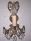 Vintage Italian Sconces with Crystal Drops, Set of 2 4