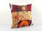 Red Suzani and Ikat Cushion Cover, Image 2