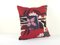 Housse de Coussin Suzani Patchwork Rouge 2