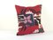Red Suzani Patchwork Cushion Cover, Image 2