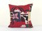 Red Suzani Patchwork Cushion Cover 1