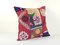 Housse de Coussin Suzani Patchwork Vintage en Coton 2