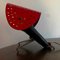 Vintage Red Perforated Shade Table Lamp by Ernest Igl, 1950s 4