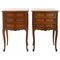 Vintage French Revival Nightstands or Side Cabinets, Set of 2 1