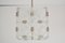 Lampe à Suspension Carrée Mid-Century en Verre Transparent par Kamenicky Senov, 1960s 5