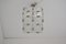 Quadratische Mid-Century Hängelampe aus Klarglas von Kamenicky Senov, 1960er 9