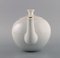 Large White Teapot by Axel Salto for Royal Copenhagen, 1960s 3