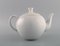 Large White Teapot by Axel Salto for Royal Copenhagen, 1960s, Image 4