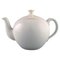 Large White Teapot by Axel Salto for Royal Copenhagen, 1960s 1