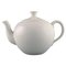 White Teapot by Axel Salto for Royal Copenhagen, 1960s 1