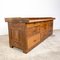 Vintage Industrial Pine Wooden Bakery Workbench with Drawer Unit 3