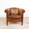 Club chair vintage in pelle di pecora, Immagine 5