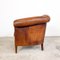 Vintage Puffy Sheep Leather Club Chair 4