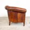 Vintage Puffy Sheep Leather Club Chair 2