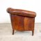 Vintage Puffy Sheep Leather Club Chair, Image 2