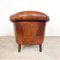 Vintage Puffy Sheep Leather Club Chair 3