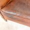 Vintage Puffy Sheep Leather Club Chair 9