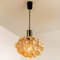 Amber Bubble Glass Pendant by Helena Tynell, 1960 3
