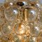 Amber Bubble Glass Pendant by Helena Tynell, 1960, Image 1