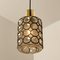 Circle Iron and Bubble Glass Chandelier from Limburg 7