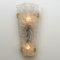 Textured Murano Glass Sconces or Wall Lights, 1960s, Set of 2 2