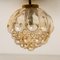 Large Amber Bubble Glass Chandelier by Helena Tynell for Limburg, 1960s 10