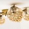 Large Amber Bubble Glass Chandelier by Helena Tynell for Limburg, 1960s 6