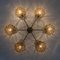 Large Amber Bubble Glass Chandelier by Helena Tynell for Limburg, 1960s 15