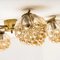 Large Amber Bubble Glass Chandelier by Helena Tynell for Limburg, 1960s 11