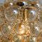 Lámparas colgantes de vidrio burbuja de Helena Tynell para Limburg, años 60. Juego de 2, Imagen 4