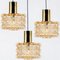 Bubble Glass Pendant Lamps by Helena Tynell for Limburg, 1960s, Set of 2 2