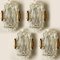 Icicle Glass Wall Sconce Lights, 1960s, Set of 2 7
