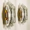 Icicle Glass Wall Sconce Lights, 1960s, Set of 2 9