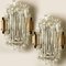 Icicle Glass Wall Sconce Lights, 1960s, Set of 2 6