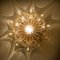 Amber Glass Wall Light Sconce by Helena Tynell for Glashütte Limburg, Image 13