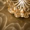 Amber Glass Wall Light Sconce by Helena Tynell for Glashütte Limburg, Image 9