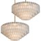 Large Ballroom Chandelier Flush Mount with 130 Blown Glass Tubes from Doria 9