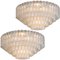 Large Ballroom Chandelier Flush Mount with 130 Blown Glass Tubes from Doria, Image 10
