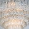 Large Ballroom Chandelier Flush Mount with 130 Blown Glass Tubes from Doria 11