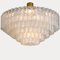 Large Ballroom Chandelier Flush Mount with 130 Blown Glass Tubes from Doria 8