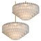 Large Ballroom Chandelier Flush Mount with 130 Blown Glass Tubes from Doria 1