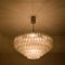 Large Ballroom Chandelier Flush Mount with 130 Blown Glass Tubes from Doria 6