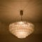 Large Ballroom Chandelier Flush Mount with 130 Blown Glass Tubes from Doria, Image 6