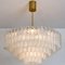 Large Ballroom Chandelier Flush Mount with 130 Blown Glass Tubes from Doria, Image 7
