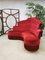 Vintage Velvet Moulin Rouge Capitonized Corner Sofa, Image 3