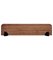 Large Walnut and Steel Minimalist Shelf, Image 7