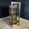 Industrial Iron Doctors Display Cabinet with Patina 2