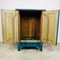Mueble de despensa vintage en azul, Imagen 12